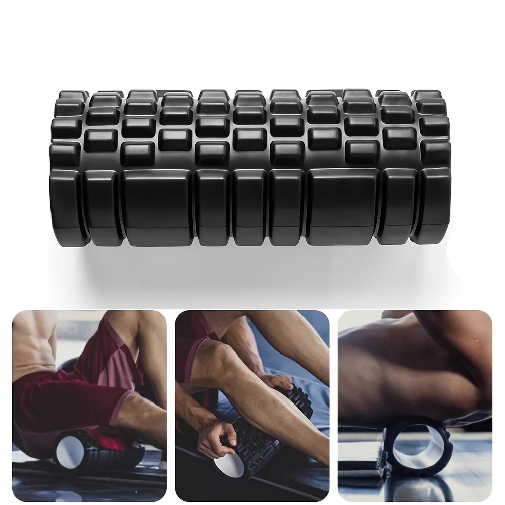 13-inch Portable Foam Roller, Made Of High-density EVA Foam Material, Is Suitable for Yoga, Gym, Home Exercise And Deep Tissue Relaxation Muscle Massage Roller.